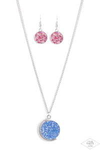 PAPARAZZI MY MOON AND STARS - MULTI NECKLACE & EARRING