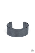 Load image into Gallery viewer, Paparazzi Glaze Over - Silver - Gray Acrylic Cuff - Bracelet - $5 Jewelry with Ashley Swint