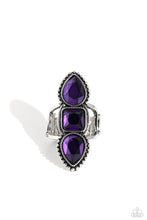 Load image into Gallery viewer, Paparazzi Dazzling Direction - Purple Ring NEW