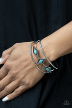 Load image into Gallery viewer, Paparazzi Desert Diamondback - Blue - $5 Jewelry with Ashley Swint