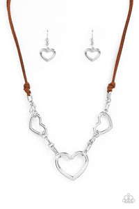 Heart set -   Flirty Flavour - Brown & Fashionable Flirt - Brown - $5 Jewelry with Ashley Swint