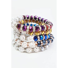 Load image into Gallery viewer, Dazzling Elegance Glass Bead Bracelet