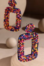 Load image into Gallery viewer, Rectangle Seed Beads Earrings - Paparazzi $5 Jewelry with Ashley Swint