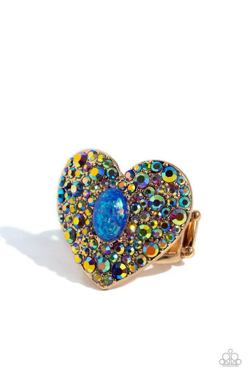 Paparazzi Bejeweled Beau - Blue Ring