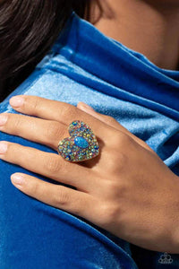 Paparazzi Bejeweled Beau - Blue Ring