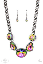 Load image into Gallery viewer, Paparazzi All The World Is My Stage - Oil Spill Necklace&amp; Earrings - Pink Diamond Exclusive