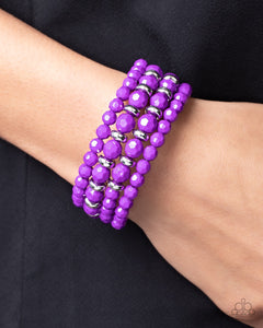 Paparazzi Its a Vibe - Purple - Bracelet