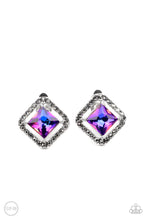 Load image into Gallery viewer, Paparazzi Cosmic Catwalk - Purple - Clip on Earrings