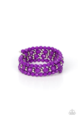 Paparazzi Its a Vibe - Purple - Bracelet