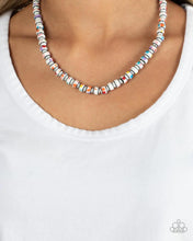 Load image into Gallery viewer, Paparazzi Gobstopper Glamour - White - Necklace &amp; Earrings