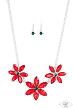 Load image into Gallery viewer, PAPARAZZI MEADOW MUSE - RED NECKLACE &amp; EARRING NEW