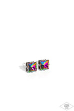 Load image into Gallery viewer, Paparazzi Girls Will Be Girls - Multi Oil Spill - Post Earring PINK DIAMOND