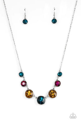 Paparazzi Pampered Powerhouse - Multi Necklace & Earrings