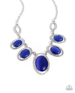 Paparazzi A BEAM Come True - blue - Necklace & Earrings