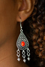 Load image into Gallery viewer, Paparazzi Sahara Song - Red - Earring