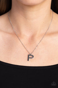 Paparazzi Leave Your Initials - Silver - WE HAVE ALL LETTERS PLEASE CLICK TO SEE