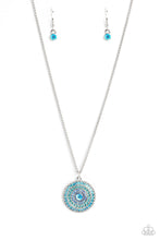 Load image into Gallery viewer, Paparazzi Mandala Masterpiece - Blue - Necklace &amp; Earrings