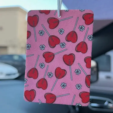 Heart Suckers Valentines Day Air Freshener