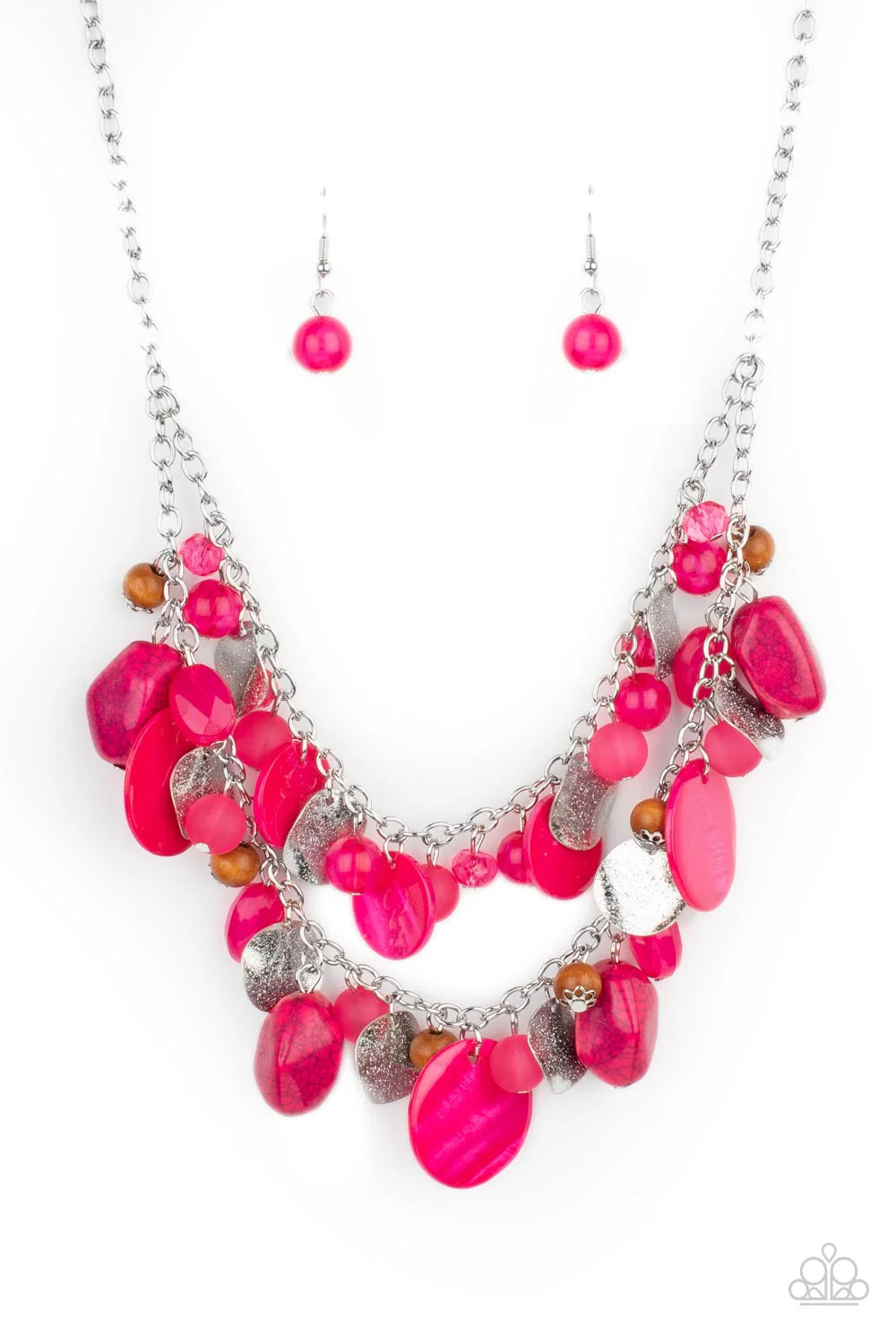 Spring Goddess - Pink Necklace - Paparazzi Accessories