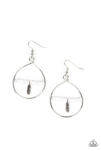 Load image into Gallery viewer, Paparazzi Free Bird Freedom - White Earrings