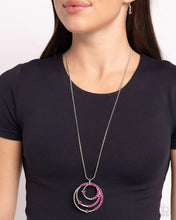 Load image into Gallery viewer, Paparazzi Ecliptic Elegance - Pink Necklace &amp; Earrings