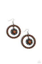 Load image into Gallery viewer, Paparazzi Saguaro Sanctuary - Brown Earrings - Paparazzi $5 Jewelry with Ashley Swint