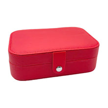 Load image into Gallery viewer, Faux Leather Portable Jewelry Box