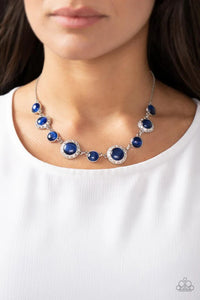 Paparazzi Paparazzi - Too Good to BEAM True - Blue Necklace & Earrings