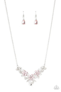 Floral Fashion Show - Pink Necklace - Paparazzi Accessories