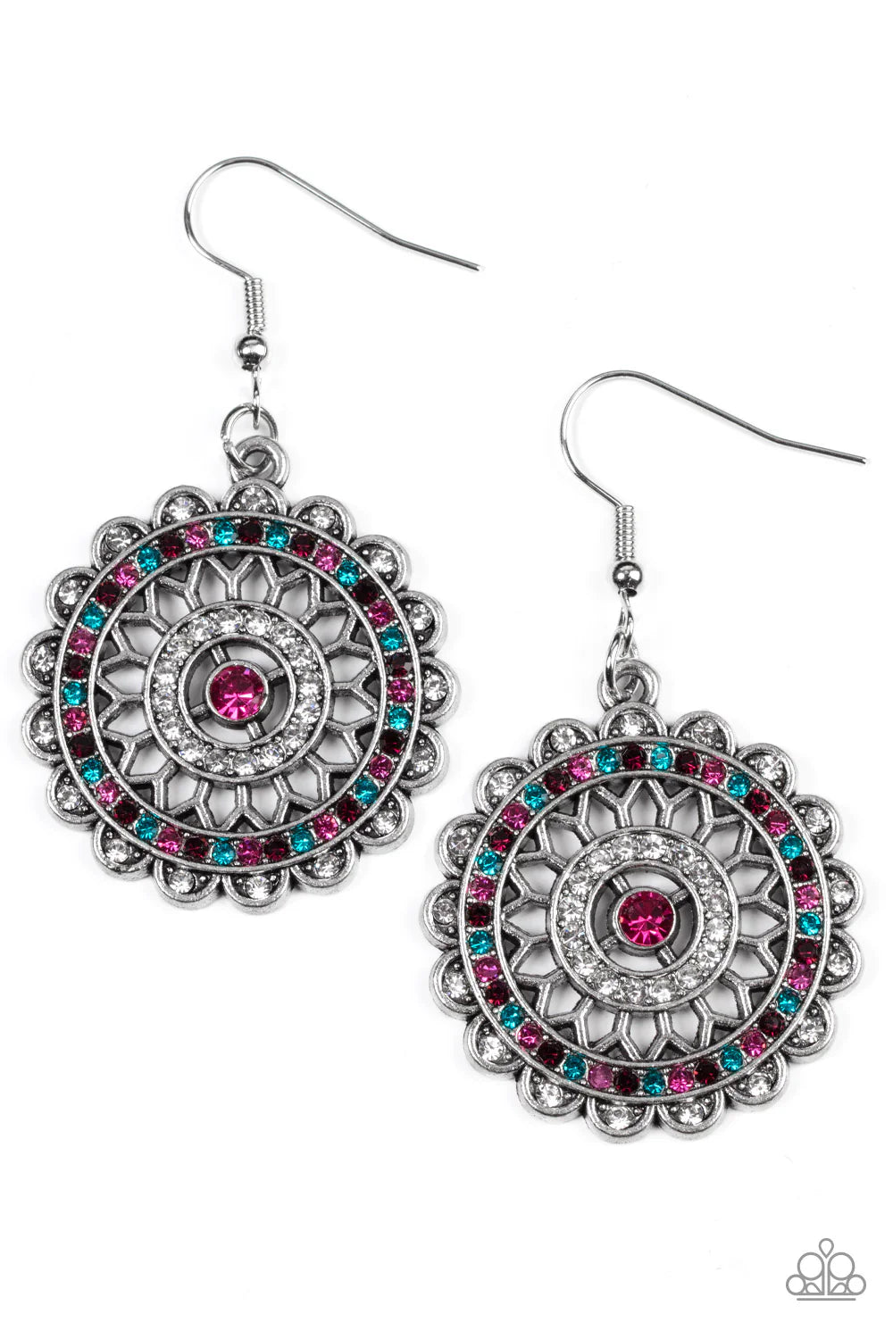 Twinkly Translation - Multi Earrings - Paparazzi Accessories