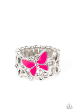 Load image into Gallery viewer, Paparazzi - All FLUTTERED Up - Pink Ring NEW