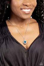 Load image into Gallery viewer, Paparazzi Gracefully Glamorous - Blue Necklace &amp; Earrings