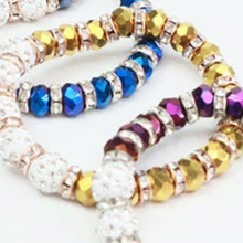 Load image into Gallery viewer, Dazzling Elegance Glass Bead Bracelet