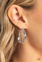 Load image into Gallery viewer, Paparazzi Earring Champion Curves - Silver