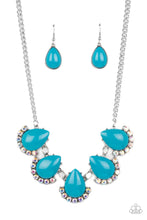 Load image into Gallery viewer, Paparazzi Ethereal Exaggerations - Blue Necklace