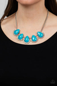 Paparazzi Ethereal Exaggerations - Blue Necklace