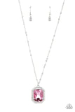 Paparazzi Galloping Gala - Pink Necklace & Earrings