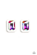 Load image into Gallery viewer, Paparazzi Edgy Emeralds - Multi Earrings Post