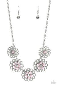 Paparazzi Necklace -  Mandala Mosaic - Pink