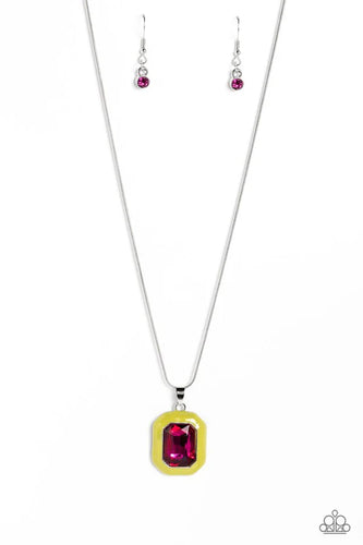 Paparazzi Emerald Energy - Multi Necklace & Earrings