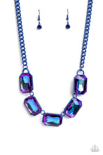 Load image into Gallery viewer, Paparazzi Emerald City Couture - Blue - Life of the Party Necklace &amp; Earrings