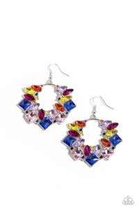 Paparazzi Wreathed in Watercolors - Multi Earring