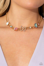 Load image into Gallery viewer, Paparazzi Storybook Succession - Gold Butterfly Necklace &amp; Earrings