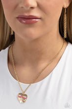 Load image into Gallery viewer, Paparazzi Mans Best Friend - Gold Necklace &amp; Earrings