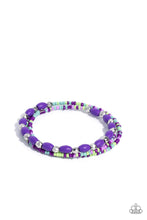 Load image into Gallery viewer, Paparazzi For WOOD Measure - Purple Coil Infinity Wrap Bracelet