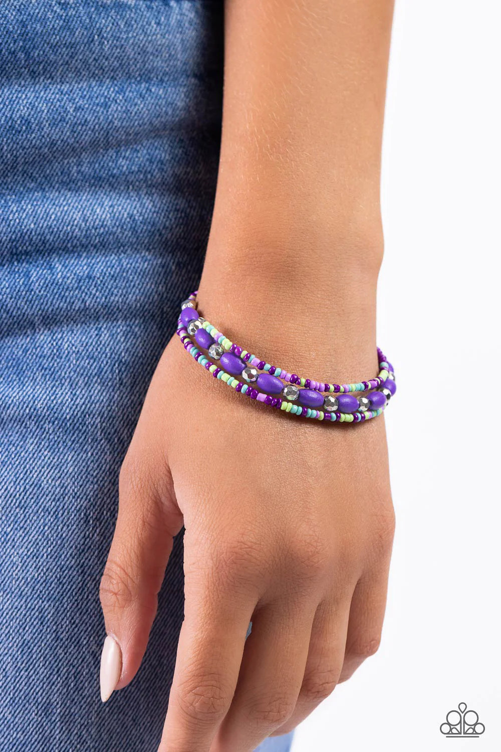 Taking FLORAL - Purple Bracelet - Paparazzi Accessories –  Sassysblingandthings