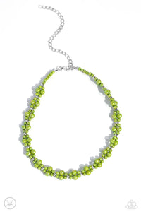 Paparazzi Dreamy Duchess - green - Necklace & Earrings