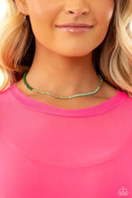 Load image into Gallery viewer, Paparazzi Backstage Beauty - Green Necklace &amp; Earrings