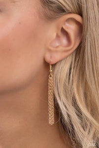 Paparazzi Loyal Companion - Gold Necklace & Earrings