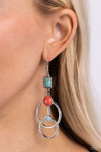 Load image into Gallery viewer, Interlocked Influence - Blue Earrings - Paparazzi Accessories